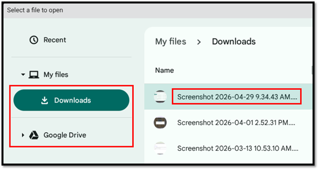 Choose from Downloads or Drive for Profile Picture.png
